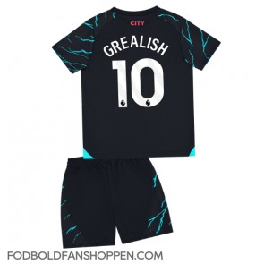 Manchester City Jack Grealish #10 Tredjetrøje Børn 2023-24 Kortærmet (+ Korte bukser)